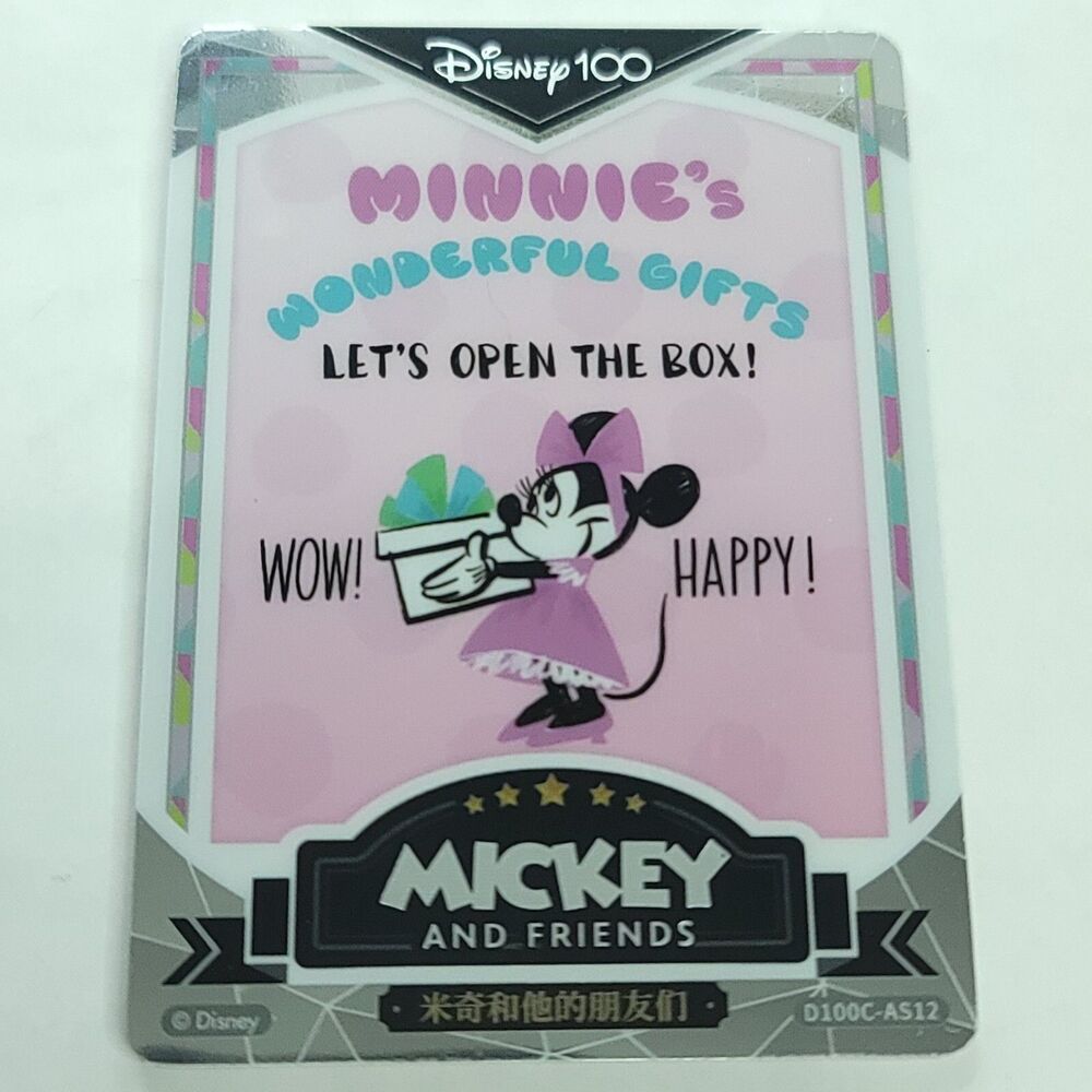 Mickey And Friends Minnie Disney 100 Carnival Series Artist Signature 070/200